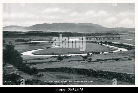 Les virages de la rivière Cree - Newton Stewart, Dumfries et Galloway Banque D'Images