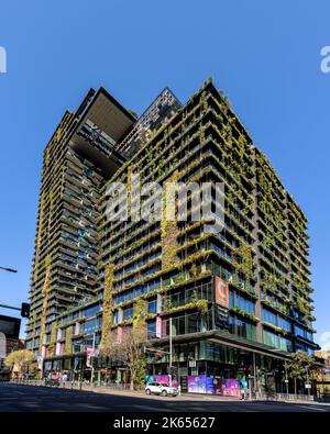 Le One Central Park se dresse au cœur de Jean nouvel à Sydney, en Australie Banque D'Images