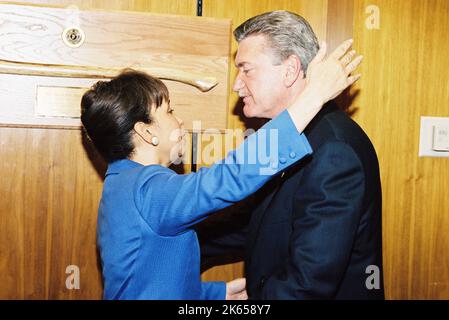 Bureau du secrétaire - réception du secrétaire Alexis Herman pour les amis du ministère du travail Banque D'Images