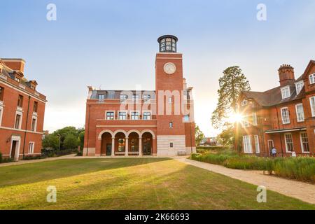 28 6 2022 dortoir d'étudiants et autres bâtiments de collège à Selwyn College. Il s'agit d'un collège de l'Université de Cambridge, en Angleterre, au Royaume-Uni Banque D'Images