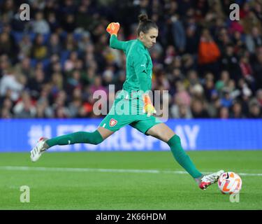 BRIGHTON ANGLETERRE - OCTOBRE 11: Olivie Lukasova(Slavia Prague) de la République tchèque pendant le match des femmes internationales amicales entre l'Angleterre les femmes agai Banque D'Images