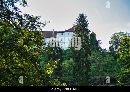 Ortenburg, un château de la région de Passau Banque D'Images