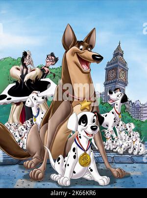 THUNDERBOLT, PATCH, chiots, 101 DALMATIANS II : PATCH'S LONDON ADVENTURE, 2003 Banque D'Images