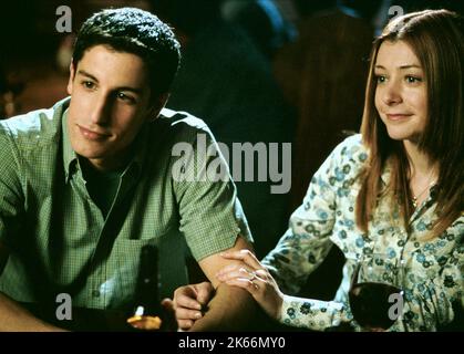 JASON BIGGS, Alyson Hannigan, AMERICAN WEDDING, 2003 Banque D'Images