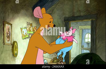 KANGA, porcelet, PIGLET'S BIG MOVIE, 2003 Banque D'Images