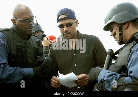 SAMUEL L. JACKSON, CLARK JOHNSON, S.W.A.T., 2003 Banque D'Images