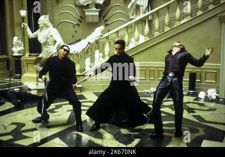 KEANU REEVES, The Matrix Reloaded, 2003 Banque D'Images