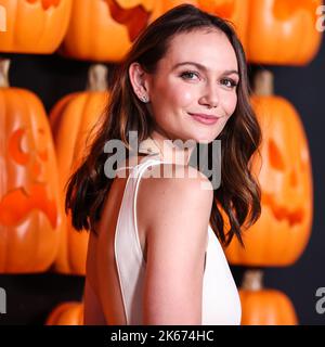 HOLLYWOOD, LOS ANGELES, CALIFORNIE, États-Unis - OCTOBRE 11 : l'actrice américaine Andi Matichak arrive à la première mondiale de Universal Pictures and Blumhouse Productions 'Halloween ends' qui se tient au TCL Chinese Theatre IMAX on 11 octobre 2022 à Hollywood, Los Angeles, Californie, États-Unis. (Photo de Xavier Collin/image Press Agency) Banque D'Images