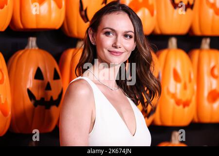 HOLLYWOOD, LOS ANGELES, CALIFORNIE, États-Unis - OCTOBRE 11 : l'actrice américaine Andi Matichak arrive à la première mondiale de Universal Pictures and Blumhouse Productions 'Halloween ends' qui se tient au TCL Chinese Theatre IMAX on 11 octobre 2022 à Hollywood, Los Angeles, Californie, États-Unis. (Photo de Xavier Collin/image Press Agency) Banque D'Images