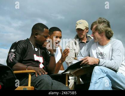 MARTIN LAWRENCE, Will Smith, Jerry Bruckheimer, MICHAEL BAY, Bad Boys II, 2003 Banque D'Images