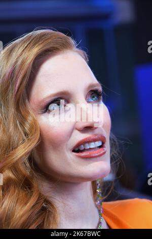 Jessica Chastain participe à la projection « The Good Nurse » lors du BFI London film Festival en 66th Banque D'Images