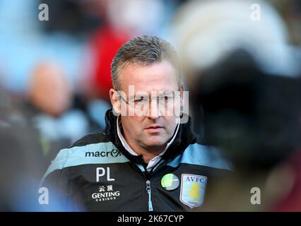 27th octobre 2012 - Barclays Premier League - Aston Villa vs Norwich City - Aston Villa Manager Paul Lambert. - Photo: Paul Roberts / Pathos. Banque D'Images