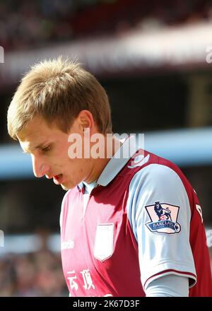 27th octobre 2012 - Barclays Premier League - Aston Villa vs Norwich City - Marc Albrighton de Aston Villa. - Photo: Paul Roberts / Pathos. Banque D'Images