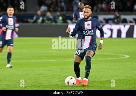 Paris, France. 11th octobre 2022. Neymar - Ligue des Champions - Groupe H - Paris St Germain vs Benfican au Parc des Princes à Paris, France, on 11 octobre 2022. (Photo de Lionel Urman/Sipa USA) crédit: SIPA USA/Alay Live News Banque D'Images
