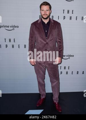 Los Angeles, États-Unis. 11th octobre 2022. LOS ANGELES, CALIFORNIE, États-Unis - OCTOBRE 11 : l'acteur américano-irlandais Jack Reynor arrive à la première à Los Angeles de l'Amazon Prime Video 'The Peripheral' qui s'est tenue au Théâtre de l'hôtel Ace sur 11 octobre 2022 à Los Angeles, Californie, États-Unis. ( Credit: Image Press Agency/Alamy Live News Banque D'Images