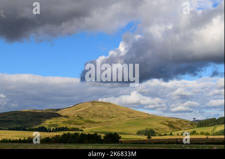 Mont Maw dans les collines de Pentland, près de West Linton, Peebleshire, Écosse Banque D'Images