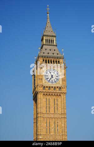 Elizabeth Tower, Big Ben à Londres Angleterre Royaume-Uni Banque D'Images