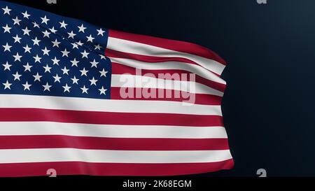 drapeau des états-unis symbole patriotique des états-unis d'amérique Banque D'Images