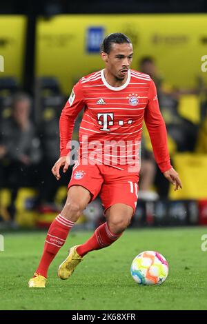 Naples, Italie. 12th octobre 2022. DORTMUND - Leroy Sane du FC Bayern Munich pendant le match de Bundesliga entre Borussia Dortmund et le FC Bayern Munich au parc signal Iduna sur 8 octobre 2022 à Dortmund, Allemagne. ANP | Dutch Height | GERRIT DE COLOGNE Credit: ANP/Alay Live News Banque D'Images