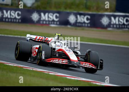 Singapour, Singapour. 08th octobre 2022. 8 octobre 2022, Marina Bay Street circuit, Singapour, FORMULE 1 SINGAPORE AIRLINES GRAND PRIX de SINGAPOUR 2022, sur la photo Mick Schumacher (DEU), Haas F1 Team Credit: dpa/Alamy Live News Banque D'Images