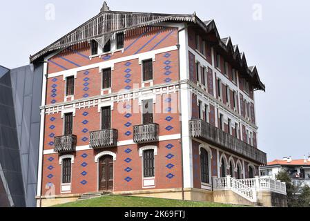 Getaria, Espagne - 19 mars 2022 : extérieur du musée Balenciaga à Getaria, Gipuzkoa Banque D'Images