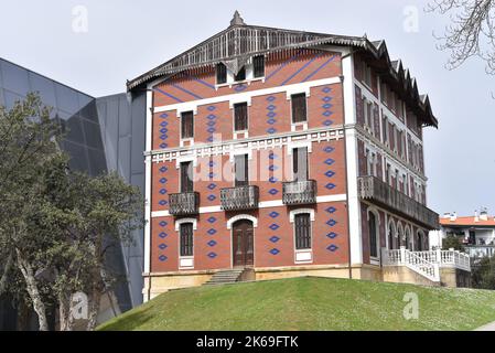 Getaria, Espagne - 19 mars 2022 : extérieur du musée Balenciaga à Getaria, Gipuzkoa Banque D'Images