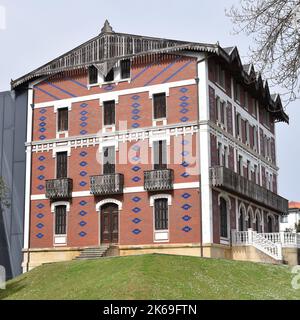 Getaria, Espagne - 19 mars 2022 : extérieur du musée Balenciaga à Getaria, Gipuzkoa Banque D'Images