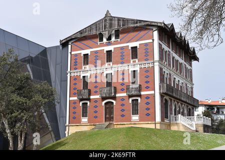 Getaria, Espagne - 19 mars 2022 : extérieur du musée Balenciaga à Getaria, Gipuzkoa Banque D'Images