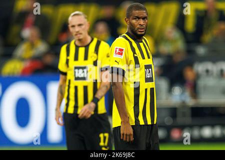 Dortmund, Allemagne. 17th septembre 2022. Firo : 08.10.2022, football, football, 1st Ligue, 1st Bundesliga, Saison 2022/2023, BVB Borussia Dortmund - FC Bayern Munich Muenchen Anthony Modeste (Borussia Dortmund) crédit: dpa/Alay Live News Banque D'Images