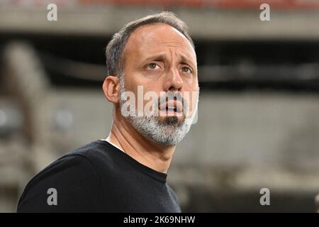 Stuttgart, Allemagne. 09th octobre 2022. Pellegrino Matarazzo (Coach VfB Stuttgart), photo unique, motif individuel coupé, portrait, portrait, Portrait 1 saison Bundesliga 2022/2023, 9.Matchday, MatchDay09, VfB Stuttgart-1.Union Berlin 0-1, on 09.10.2022, Mercedes Benz Arena Stuttgart ? Credit: dpa/Alay Live News Banque D'Images