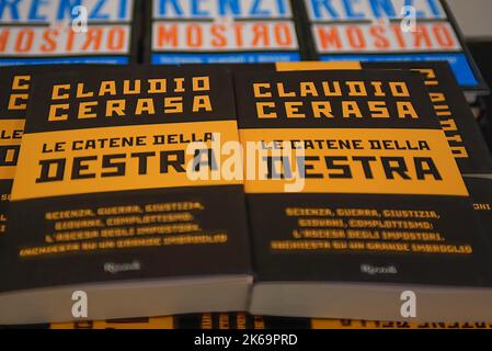 Rome, Italie. 12th octobre 2022. Présentation du livre 'le catène della destra (les chaînes de droite)', écrit par le directeur du journal 'il Foglio' Claudio Cerasa. Crédit : SOPA Images Limited/Alamy Live News Banque D'Images