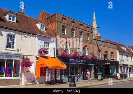 South Street, Chichester City, West Sussex, Angleterre, Royaume-Uni Banque D'Images