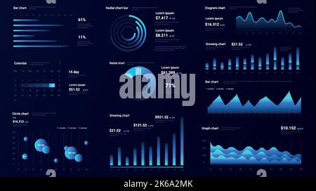 Modèle pour la création d'infographies Illustration de Vecteur