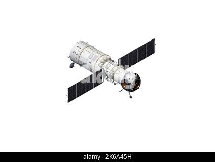 Station spatiale chinoise Tiangong 2022, module de base de Tianhe. Banque D'Images