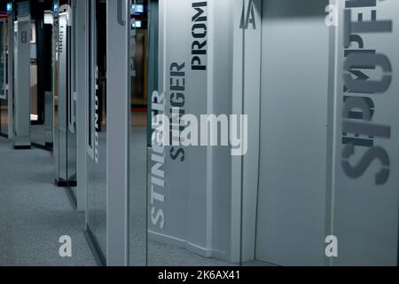 Berlin, Allemagne. 12th octobre 2022. Studios audio au RTL Audio Centre Berlin. Credit: Carsten Koall/dpa/Alay Live News Banque D'Images