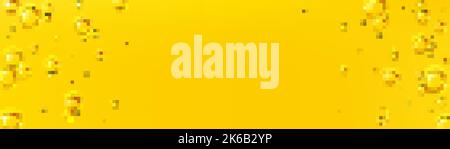 Arrière-plan abstrait avec texture de sérum liquide, huile jaune avec bulles. Produit doré pour le soin de la peau, eau cosmétique avec gouttes brillantes, vecteur réaliste Illustration de Vecteur