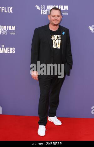 Sven Spannenkrebs assiste à la première du film « les nageurs » lors du BFI London film Festival 2022 Banque D'Images