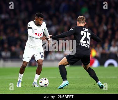Londres, Royaume-Uni. 12th octobre 2022. Emerson de Tottenham lors du match de l'UEFA Champions League au Tottenham Hotspur Stadium, Londres. Le crédit photo devrait se lire: David Klein/Sportimage crédit: Sportimage/Alay Live News Banque D'Images