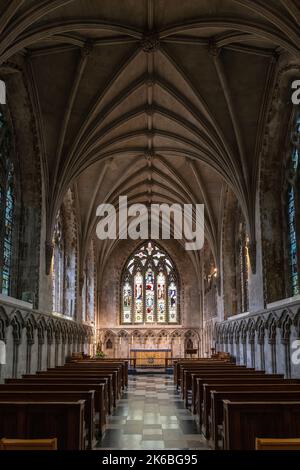 Lady Chapel of St Albans Cathedral, St Albans, Hertfordshire, Angleterre, Royaume-Uni. Banque D'Images