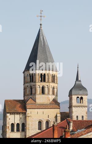L'abbaye de Cluny en Bourgogne, France Banque D'Images