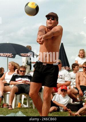 Tournoi de Beach-volley à Vadstena, Suède. Banque D'Images