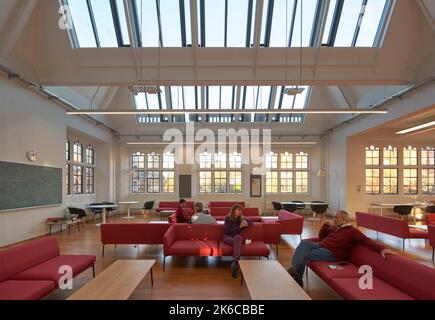 Atelier. Université de Bristol: Fry Building, Bristol, Royaume-Uni. Architecte : Wilkinson Eyre Architects, 2020. Banque D'Images