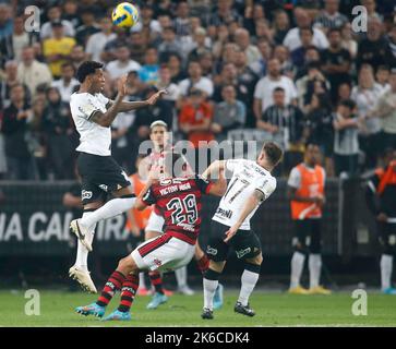 Sao Paulo, Brésil. 12th octobre 2022. Gil pendant un match entre Corinthiens et Flamengo à Meo Quimica Arena à Sao Paulo, Brésil; photo: Fernando Roberto/SPP (Fernando Roberto/SPP) crédit: SPP Sport Press photo. /Alamy Live News Banque D'Images