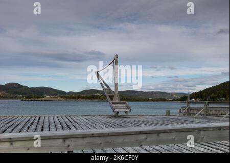 Musée du moulin à scie, près de Namsos, Norvège Banque D'Images