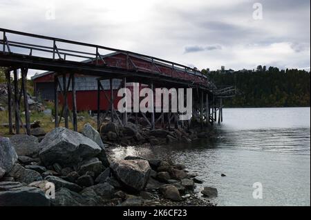 Musée du moulin à scie, près de Namsos, Norvège Banque D'Images