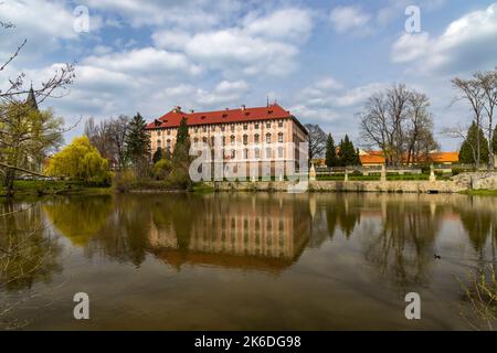 Libochovice Palace en République tchèque Banque D'Images