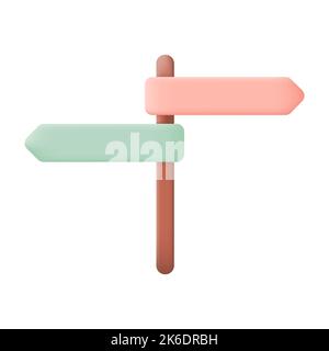 Panneau en bois isolé sur fond blanc. 3D Illustration vectorielle Illustration de Vecteur