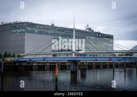 BBC Scotland Studios et siège social à Glasgow - GLASGOW, ÉCOSSE - 4 OCTOBRE 2022 Banque D'Images