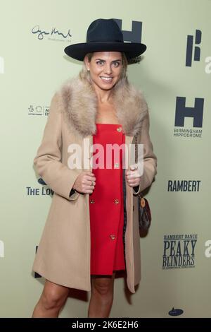 Sandra Vijandi assistant à la soirée d'ouverture de Peaky Blinders de Rambert : la Rédemption de Thomas Shelby, au Troubadour Wembley Park Theatre de Londres. Date de la photo: Jeudi 13 octobre 2022. Banque D'Images