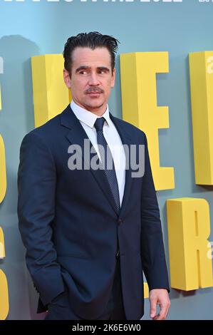 Londres, Royaume-Uni, 13/10/2022, Colin Farrell arrive aux Banshees of Inishenin - UK Premiere Premiere - BFI London film Festival, le 14th octobre 2022, Londres, Royaume-Uni. Banque D'Images